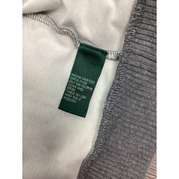Lauren Ralph Lauren Women’s sweater Double pocket‎ Gray M Full Zip - Picture 7 of 7